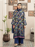 Luxury Digital Printed Lawn Suit with Embroidered Front and Voile Dupatta (unstitch) Art-09