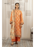 Luxury Digital Printed Lawn Suit with Embroidered Front and Voile Dupatta (unstitch) Art-07