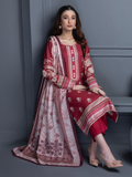 Unstitched Printed Lawn 3 Piece - VD02