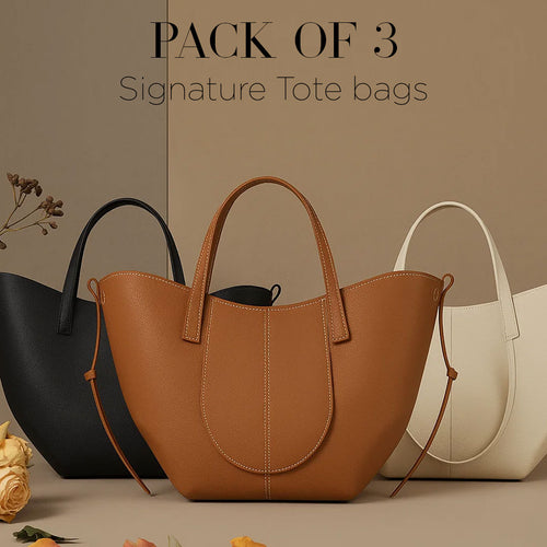 Eloura - Signature Tote Bags - Pack Of 3 - Dotfits