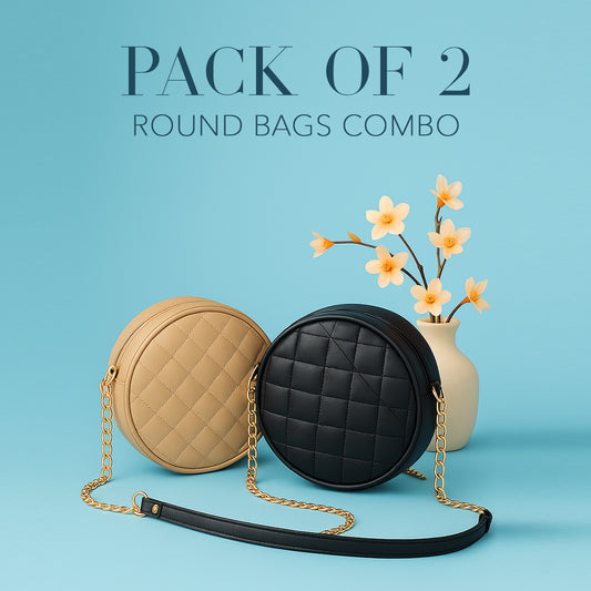 Round Bags Combo - Pack of 2 - Dotfits
