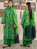 Luxury Digital Printed Lawn Suit with Embroidered Front and Voile Dupatta (unstitch) Art-03