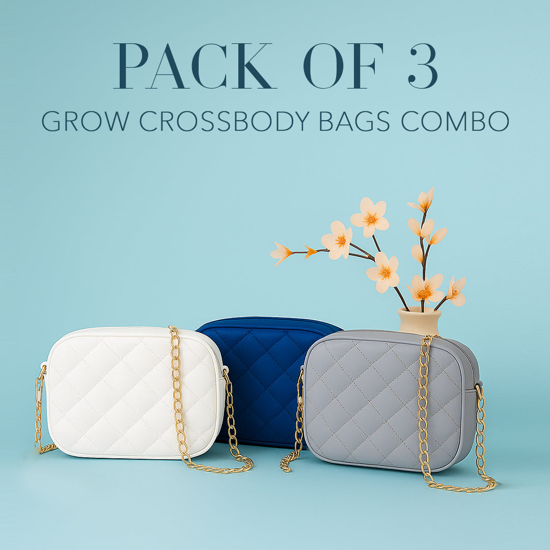 Grow CrossBody Bags Combo - Pack Of 3 - Dotfits