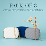 Grow CrossBody Bags Combo - Pack Of 3