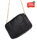 DOTFITS CROSSBODY BAG GRID - Black