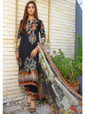 RA LE ROYAL Viscose Jacquard Printed & Embroidered 3 Pcs Un-Stitched RA04