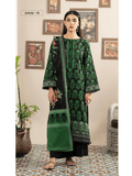 Luxury Digital Printed Lawn Suit with Embroidered Front and Voile Dupatta (unstitch) Art-10