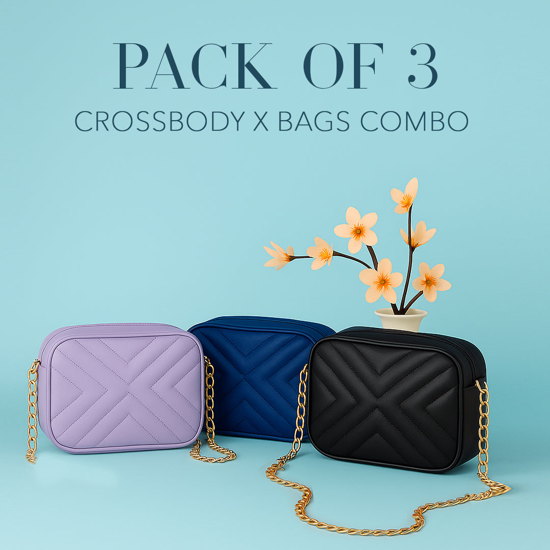 Crossbody X Bags Combo - Pack of 3 - Dotfits