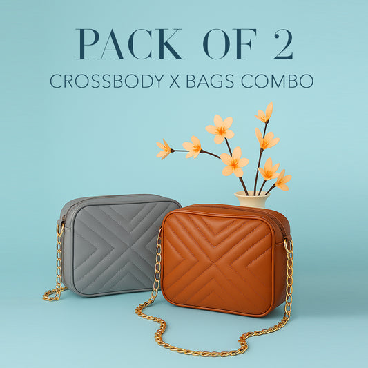 Crossbody X Bags Combo - Pack Of 2 - Dotfits