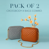Crossbody X Bags Combo - Pack Of 2