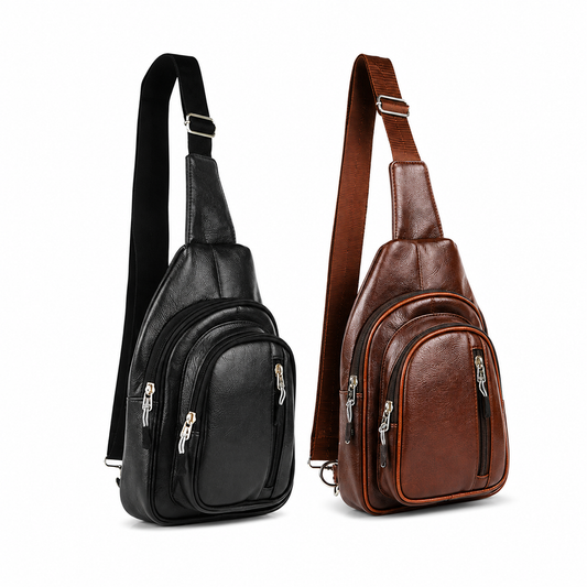 Leather Sling Bag — Pack of 2 (Best Value)