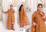 Unstitched Printed Lawn 3 Piece - C07