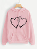 Winter Collection Women's Pink Hoodie | Winter Fleece