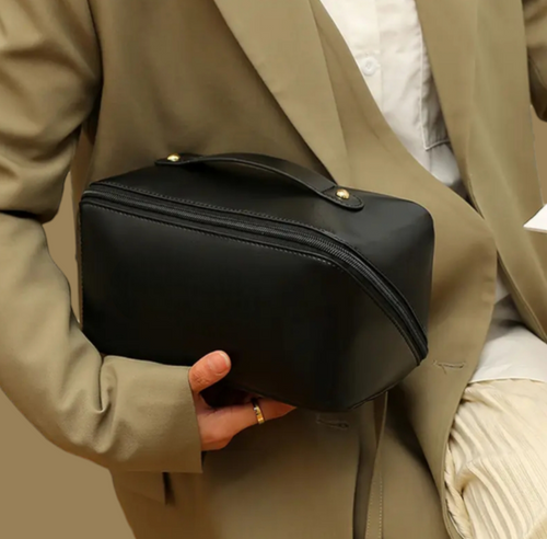 Cosmetic Portable Bag - Black - Dotfits