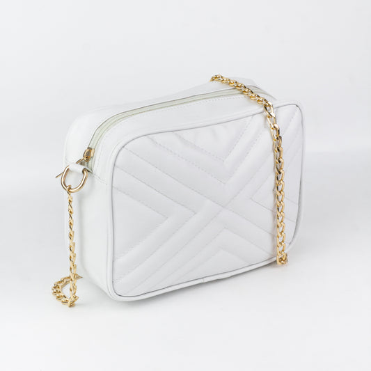 Crossbody X Bag - White - Dotfits