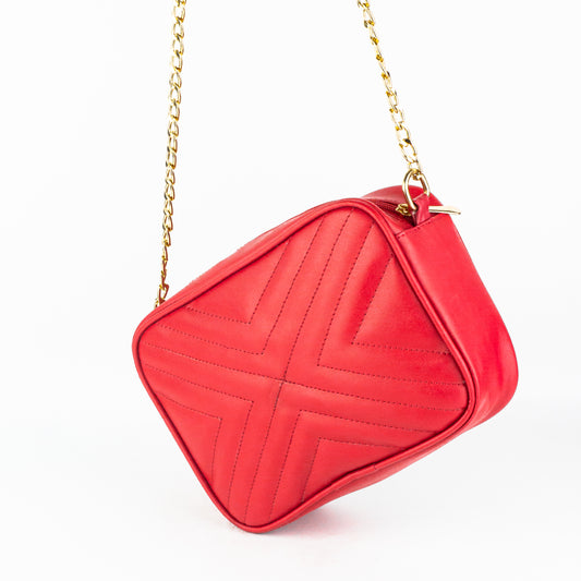 Crossbody X Bag- RED - Dotfits