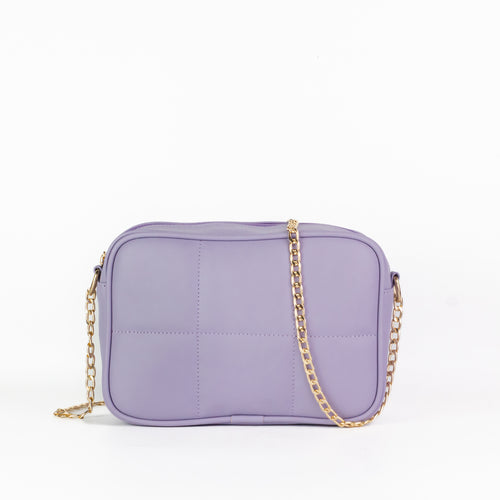 DOTFITS CROSSBODY BAG GRID - Purple - Dotfits