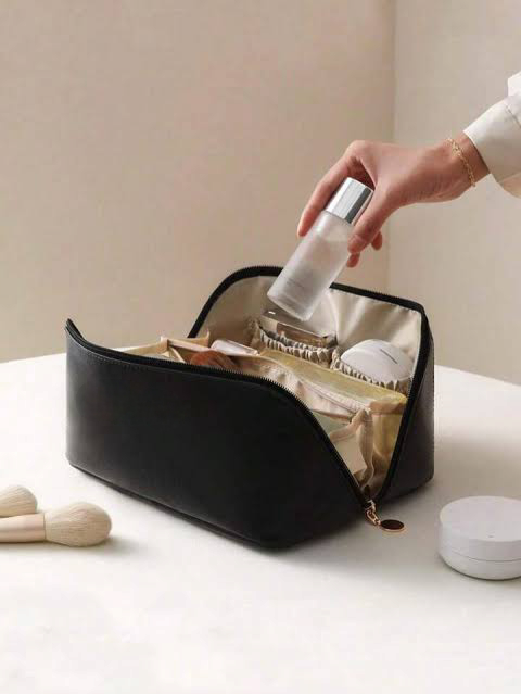 Cosmetic Portable Bag - Black - Dotfits