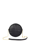 Cross Body Round Box - Black