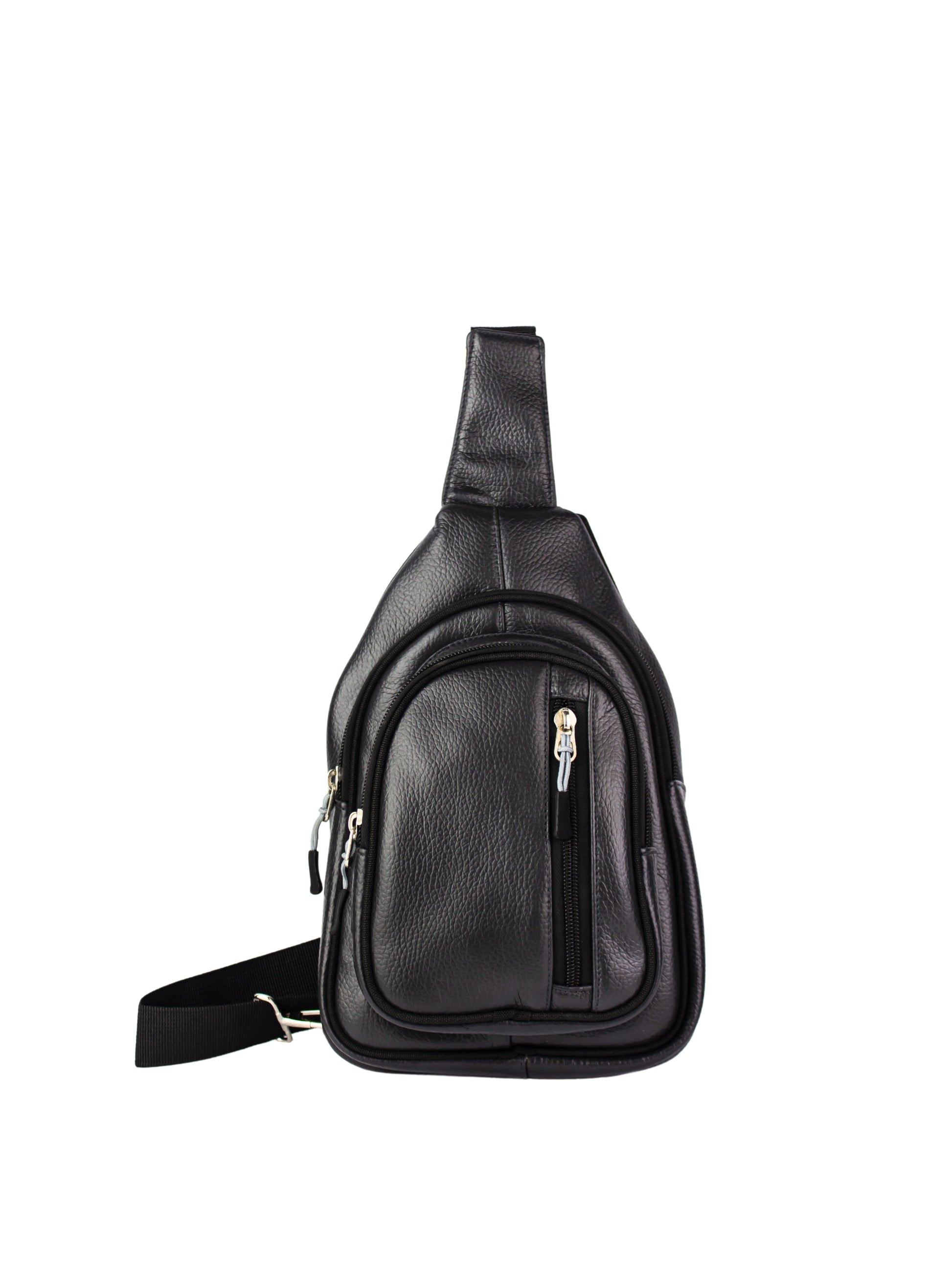 Charcoal -Compact Crossbody Sling – Travel & Daily Use - Dotfits