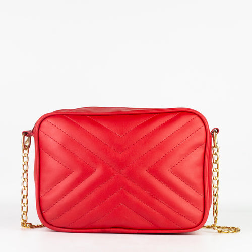 Crossbody X Bag- RED - Dotfits