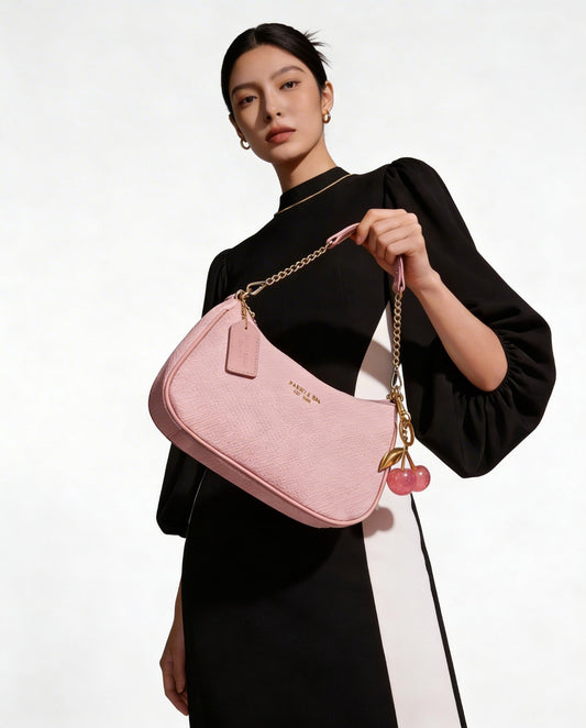 Dotfits Rosé Charm shoulder bag - Dotfits