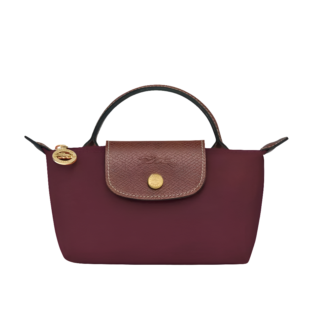 Le Pliage Pouch - Burgundy - Dotfits