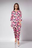 SAYA Unstitched Printed Lawn 2 Piece (Shirt/Trouser)