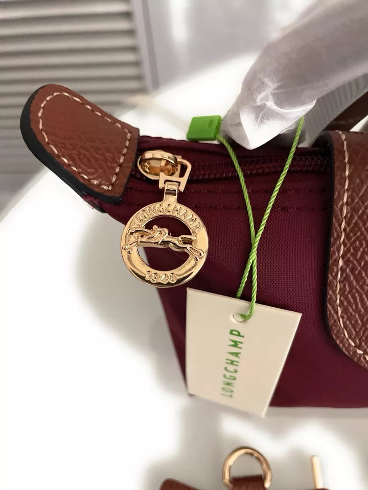 Le Pliage Pouch - Burgundy - Dotfits