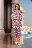 SAYA Unstitched Printed Lawn 2 Piece (Shirt/Trouser)