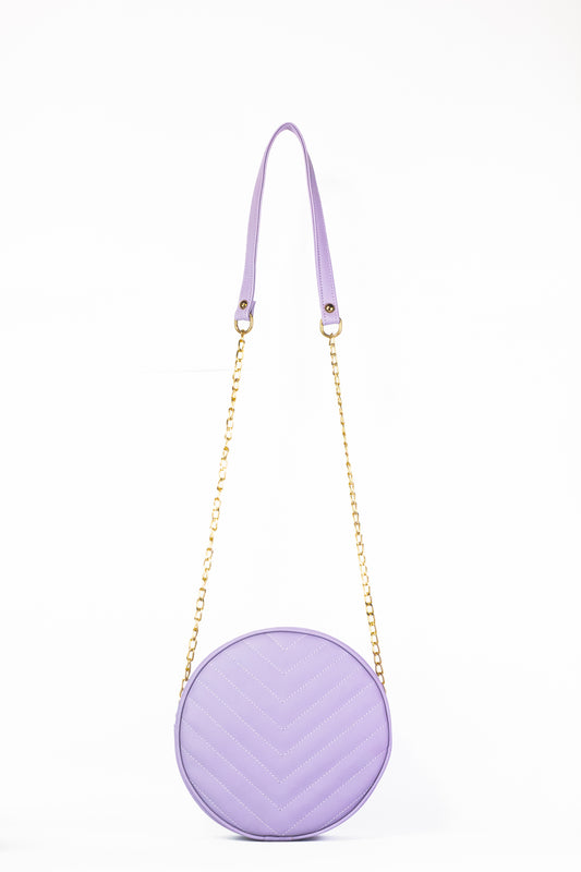 Cross Body Round V - Purple - Dotfits