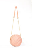 Cross Body Round V - Pink