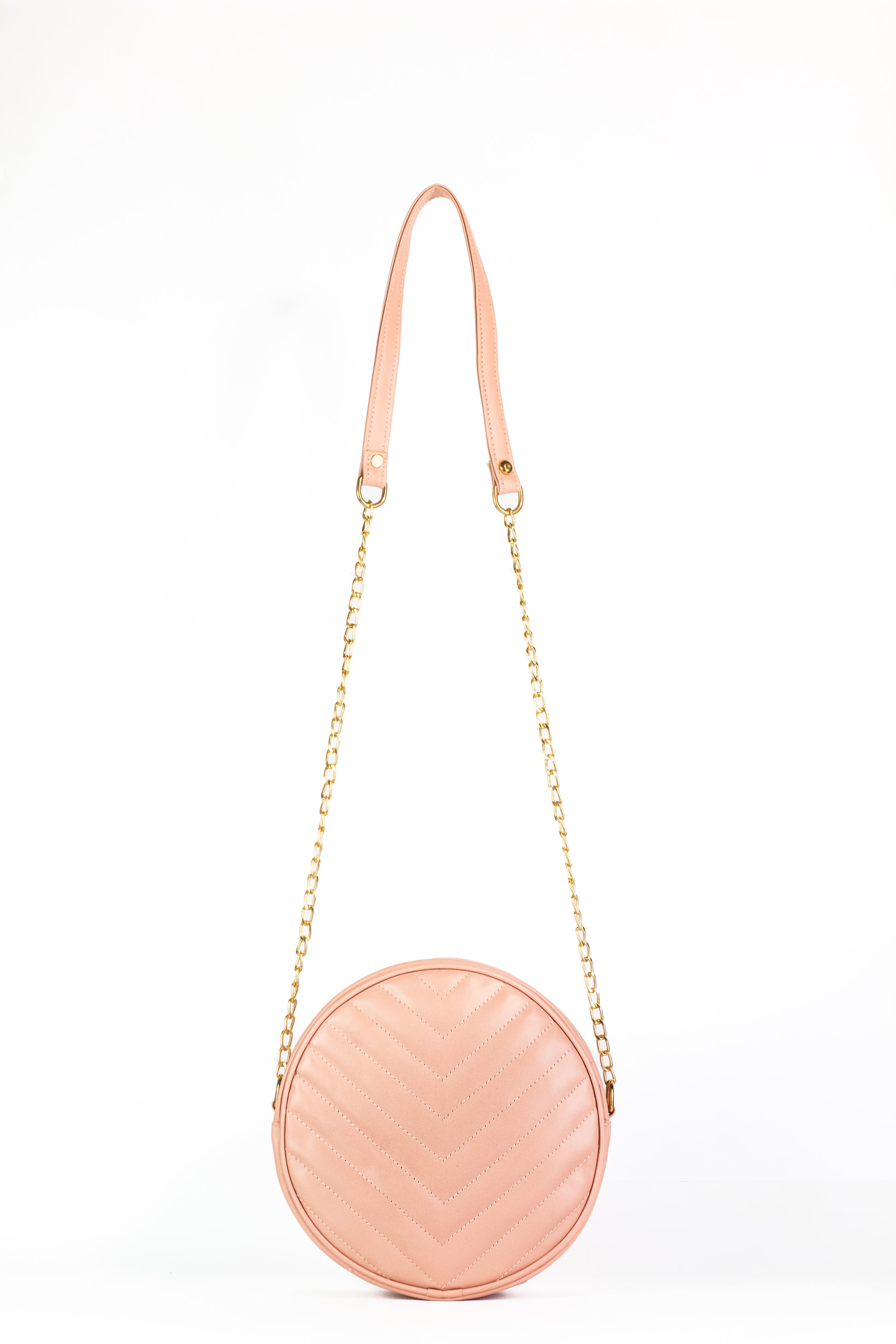Cross Body Round V - Pink - Dotfits