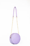 Cross Body Round V - Purple