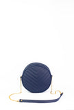 Cross Body Round V - Blue