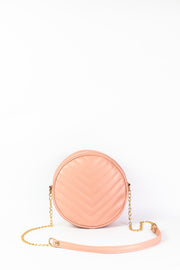 Cross Body Round V - Pink