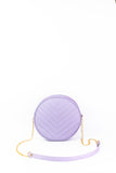 Cross Body Round V - Purple