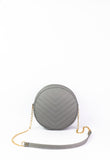 Cross Body Round V - Grey