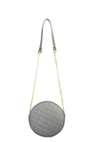 Cross Body Round Box - Grey