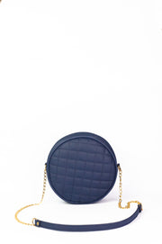 Cross Body Round Box - Blue