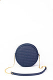 Cross Body Round Box - Blue