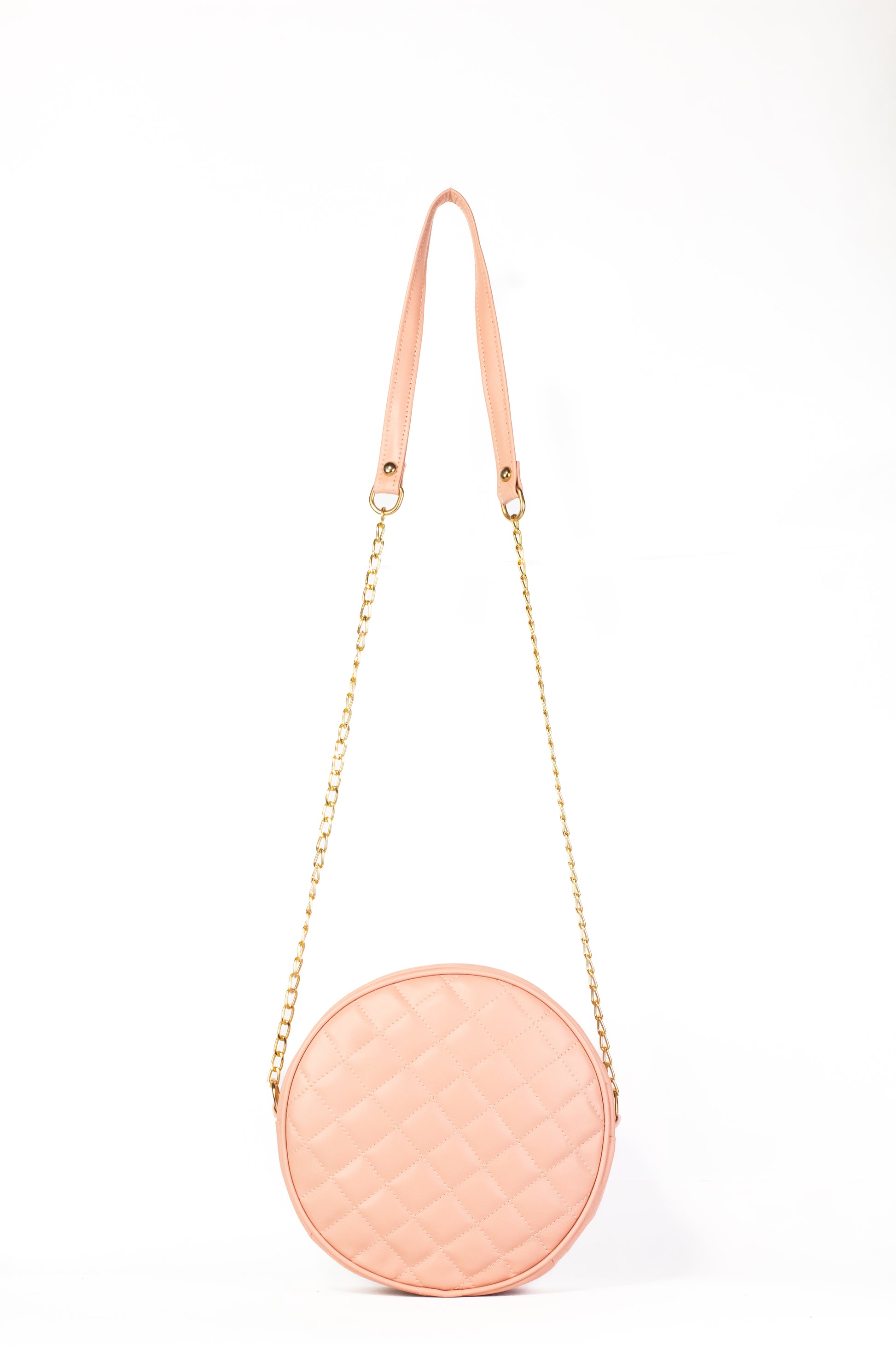 Cross Body Round Box - Pink - Dotfits
