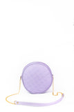 Cross Body Round Box - Purple