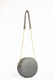 Cross Body Round Box - Grey