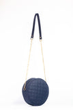 Cross Body Round Box - Blue