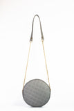 Cross Body Round Box - Grey