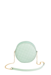 Cross Body Round Box - Sky