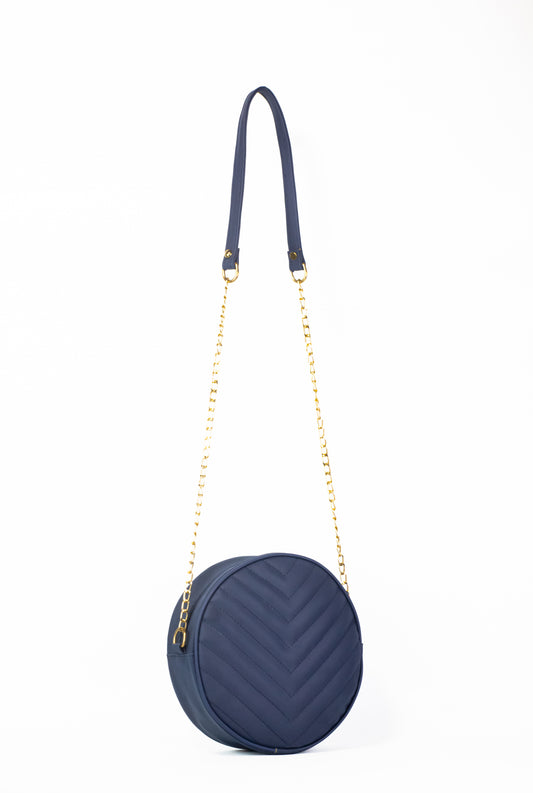 Cross Body Round V - Blue - Dotfits